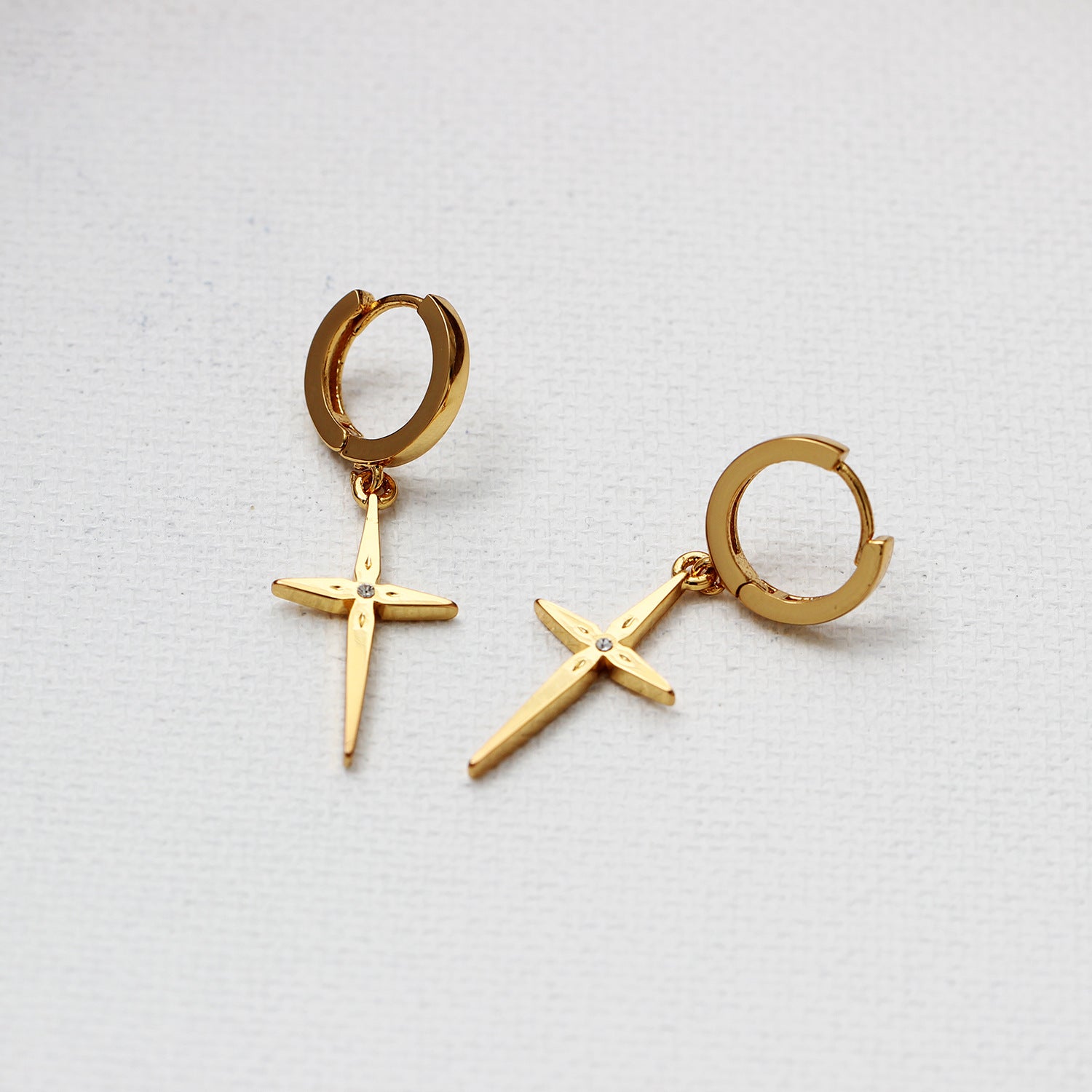 Cairo Cross Drop Earrings — Earrings