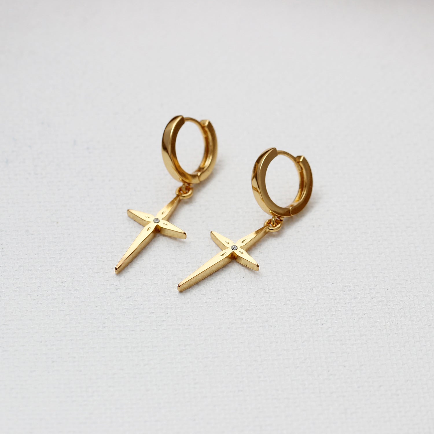Cairo Cross Drop Earrings — Earrings