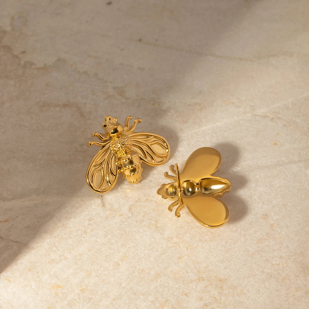 Flora Minimalist Bee Studs in 1 — Earrings