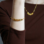 Koi Crushed Ice Collarbone Necklace — Necklaces