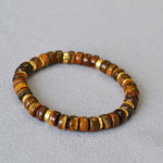 Kyoto Agate Tiger Eye Bracelet — Bracelets