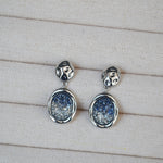 Céleste Oval Drop Earrings — Earrings