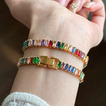 Cannes Zircon Colorful Bracelet — Bracelets