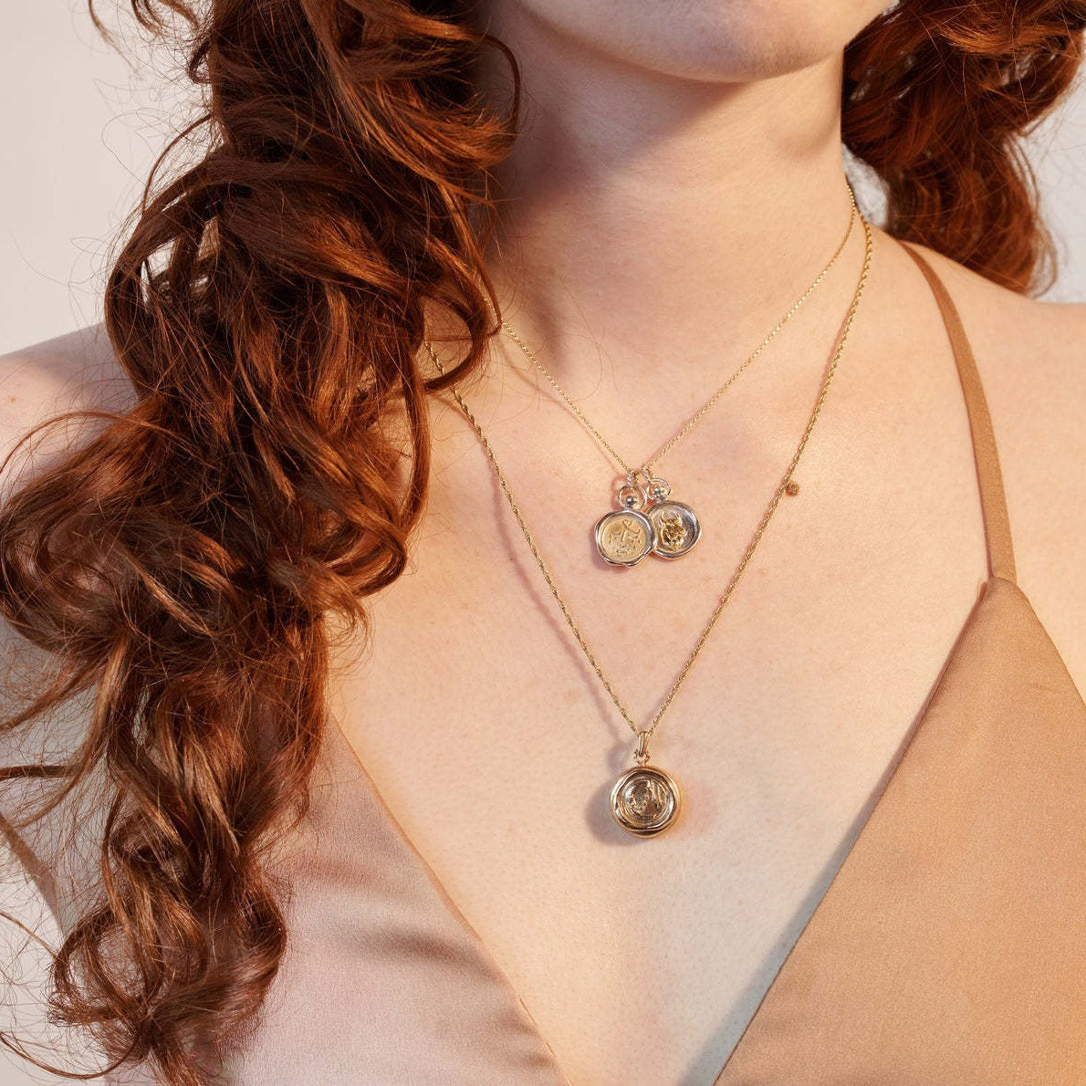 Celeste Zodiac Pendant Necklace — Necklaces