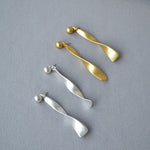 Cleo Twisted Gold Drop Earrings in 1 — Earrings