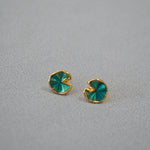 Lotus Enamel Glaze Studs in 1 — Earrings