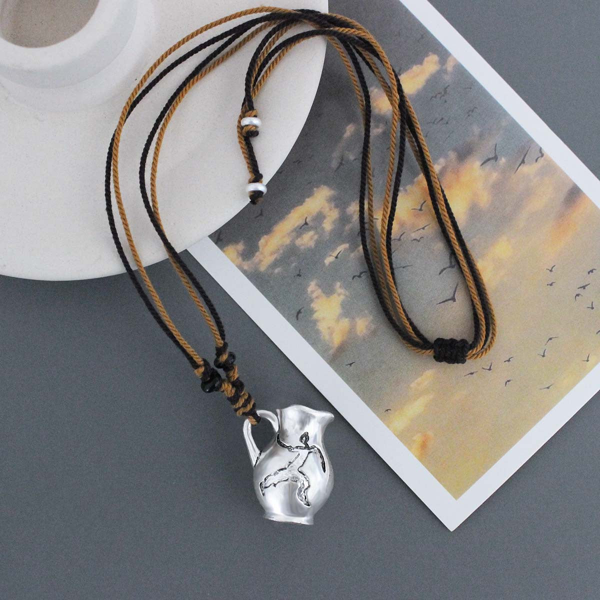 Nomad Carved Halter Necklace — Necklaces