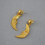 Luna Crescent Moon Earrings — Earrings