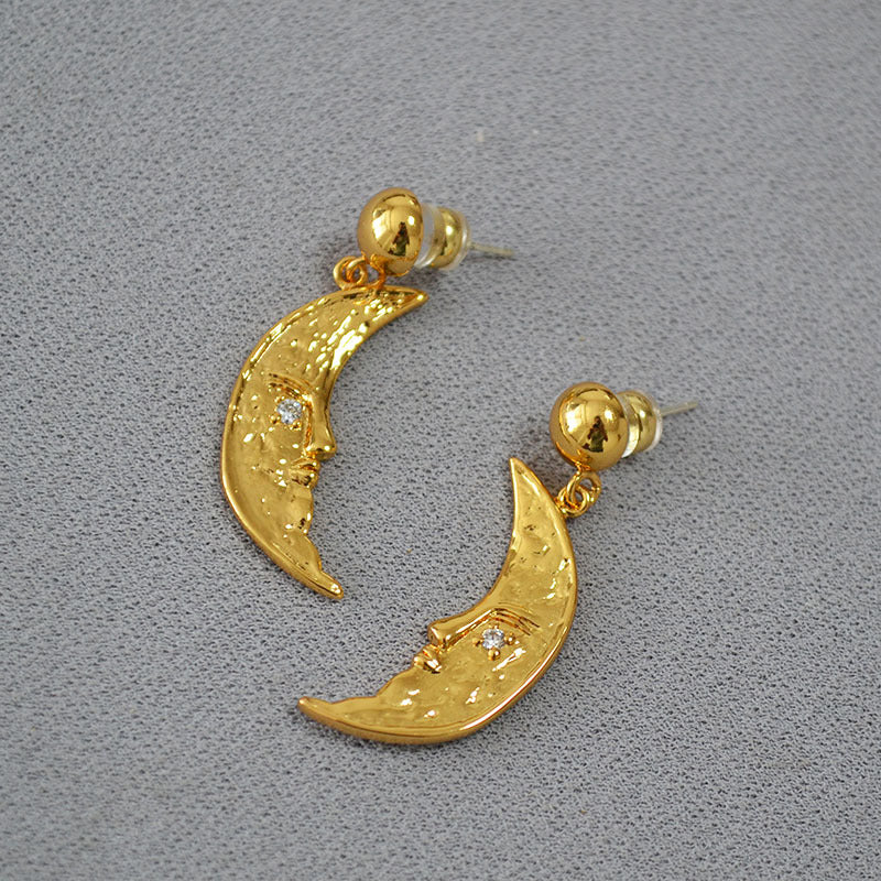 Luna Crescent Moon Earrings — Earrings