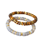 Kyoto Agate Tiger Eye Bracelet — Bracelets