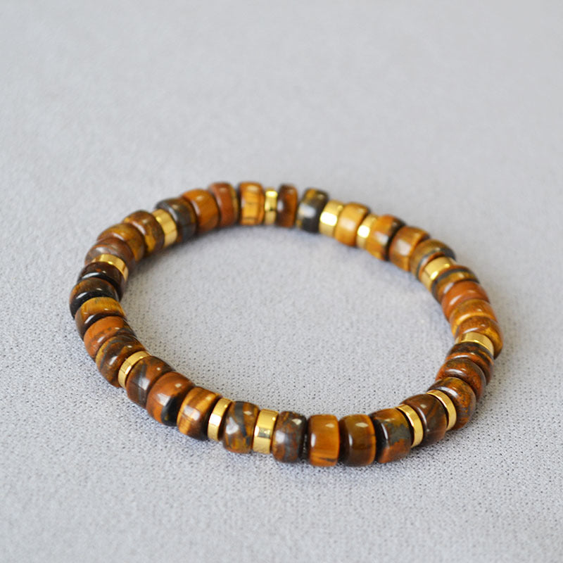 Kyoto Agate Tiger Eye Bracelet — Bracelets