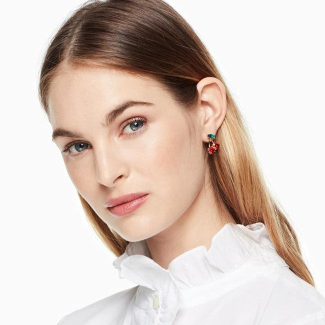 Sakura Cherry Stud Earrings — Earrings