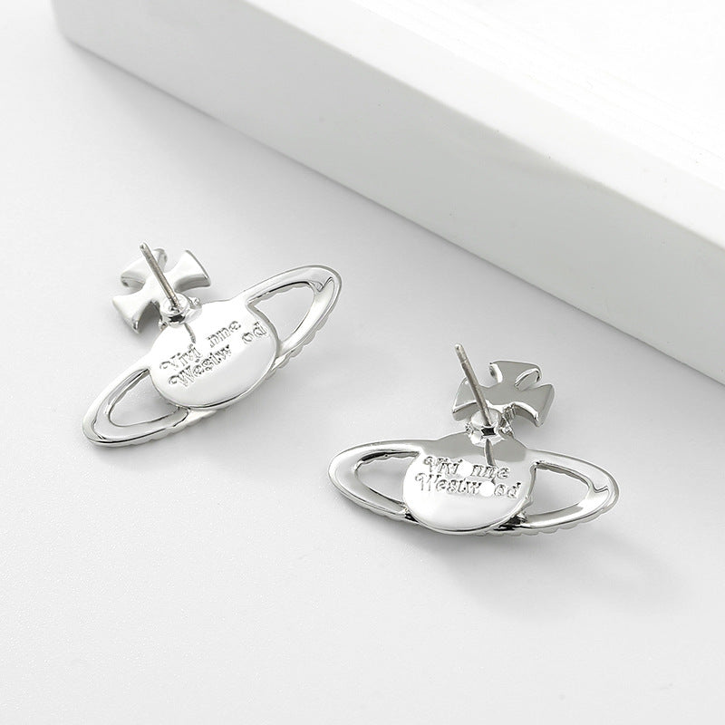 Saturn Crystal Drop Earrings — Earrings
