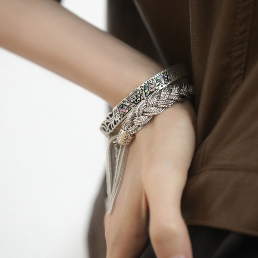 Harlem Braided Tassel Bracelet in 1 — Bracelets
