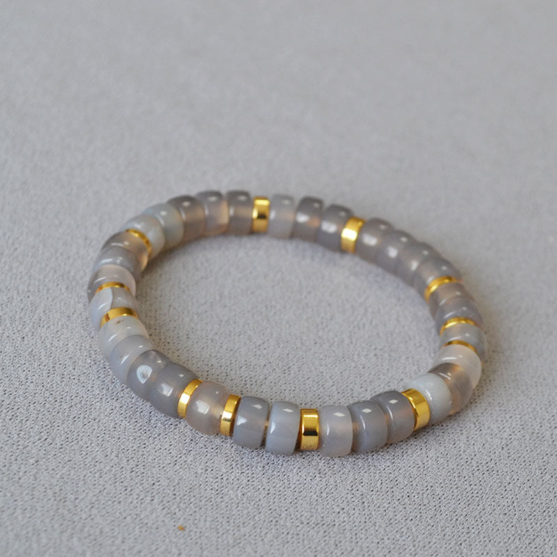 Kyoto Agate Tiger Eye Bracelet — Bracelets