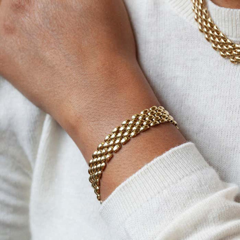 Volta Chain-Link Cuff Bracelet — Bracelets