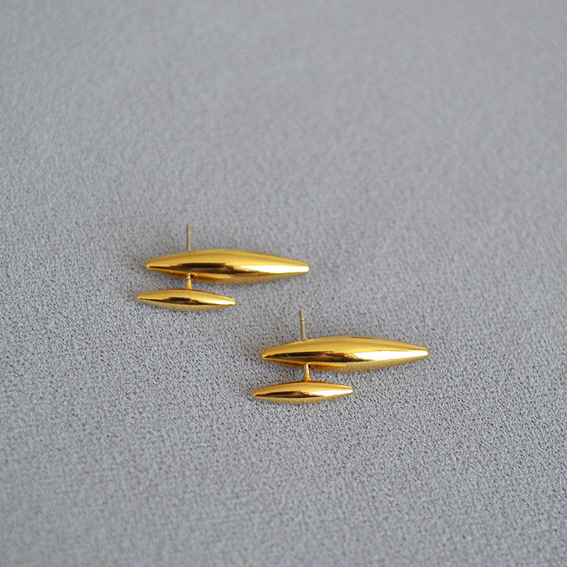 Seoul Rivet Drop Earrings — Earrings