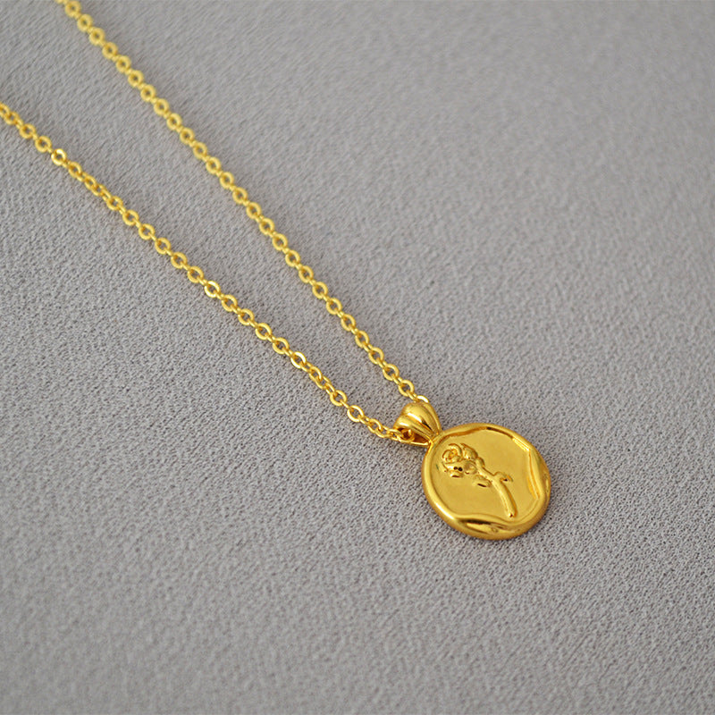 Rosalie Pearl Tulip Pendant Necklace — Necklaces