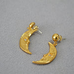 Luna Crescent Moon Earrings — Earrings
