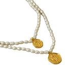 Rosalie Pearl Tulip Pendant Necklace — Necklaces