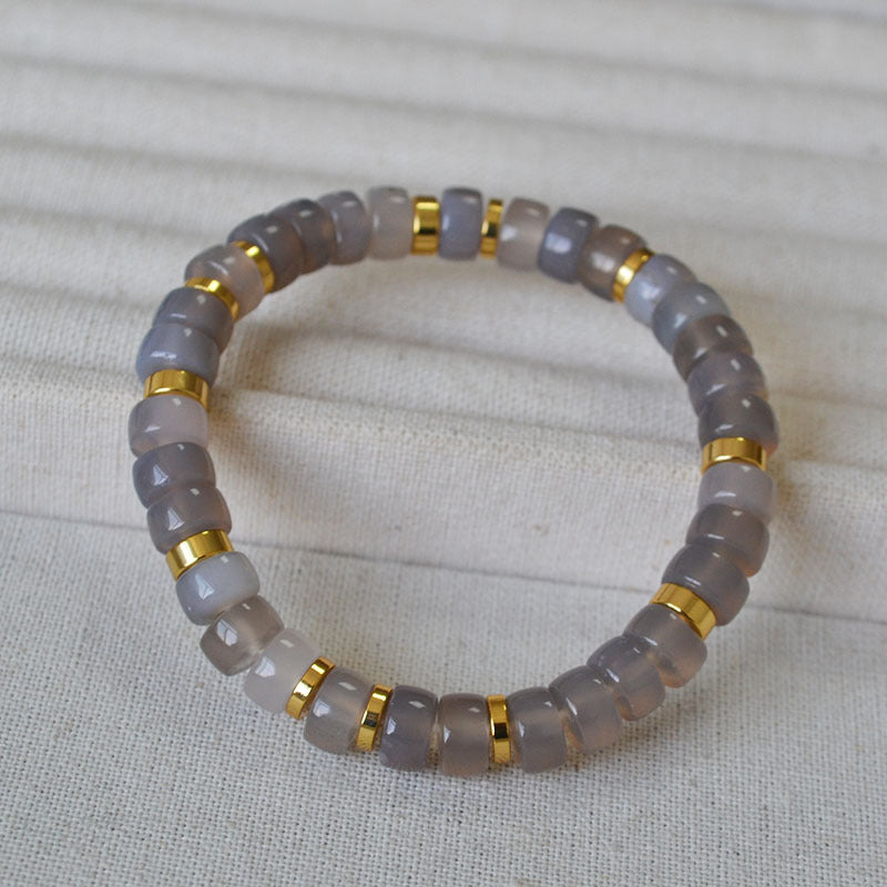 Kyoto Agate Tiger Eye Bracelet — Bracelets