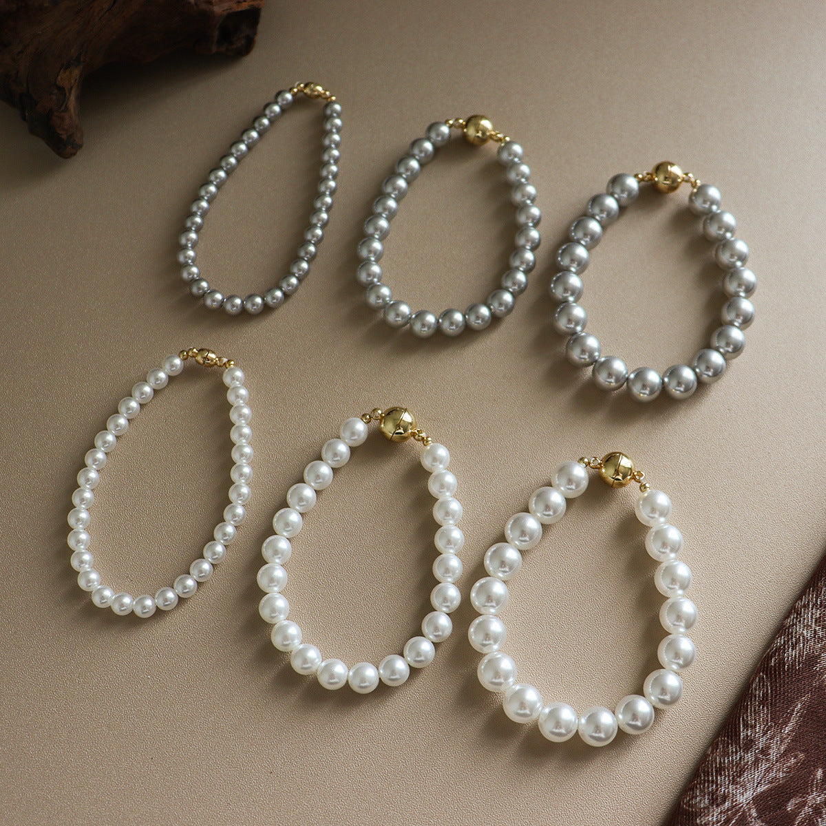 Riviera Pearl Magnetic Bracelet — Bracelets