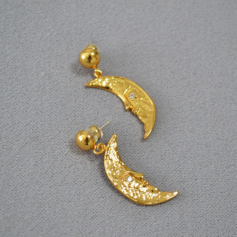 Luna Crescent Moon Earrings — Earrings