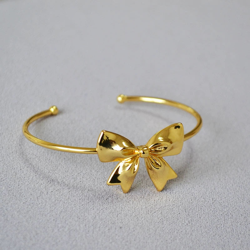 Bardot Bow Gold Bracelet