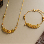 Koi Crushed Ice Collarbone Necklace — Necklaces