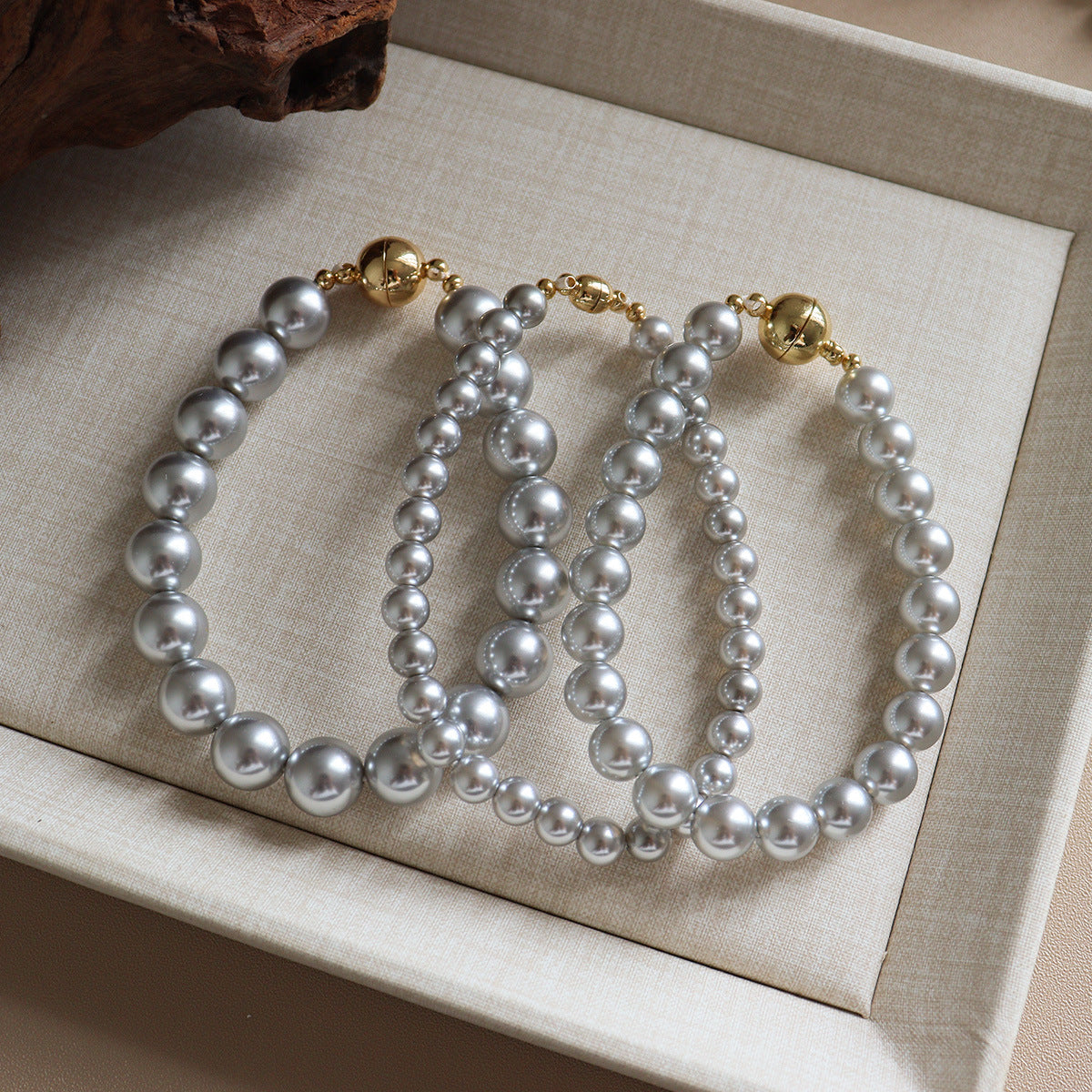 Riviera Pearl Magnetic Bracelet — Bracelets