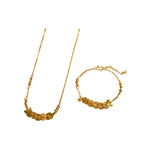 Koi Crushed Ice Collarbone Necklace — Necklaces