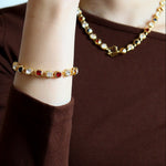 Versailles Diamond Collarbone Necklace — Necklaces
