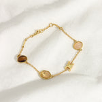 Arc Tiger Eye Crystal Bracelet in 1 — Bracelets