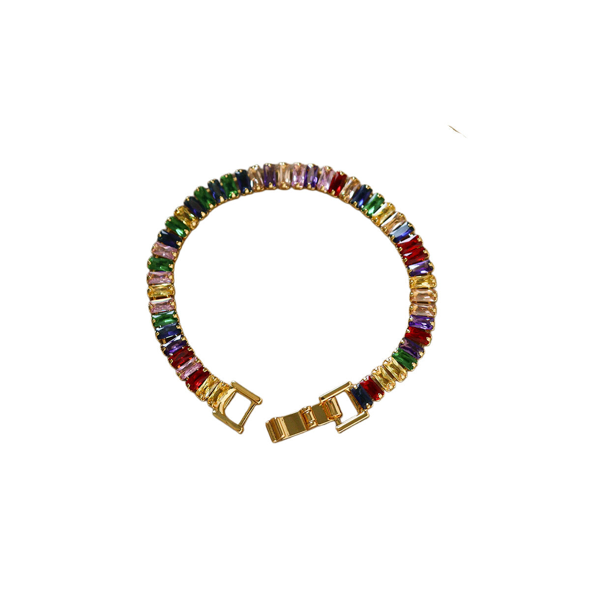 Cannes Zircon Colorful Bracelet — Bracelets