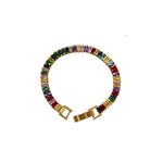 Cannes Zircon Colorful Bracelet — Bracelets