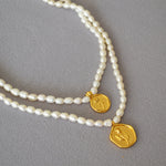 Rosalie Pearl Tulip Pendant Necklace — Necklaces
