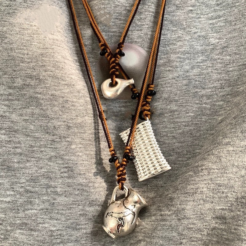 Nomad Carved Halter Necklace — Necklaces
