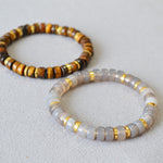 Kyoto Agate Tiger Eye Bracelet in 1 — Bracelets