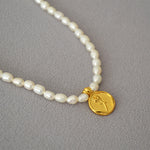 Rosalie Pearl Tulip Pendant Necklace — Necklaces