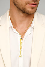 Coral Sardine Pendant Necklace — Necklaces