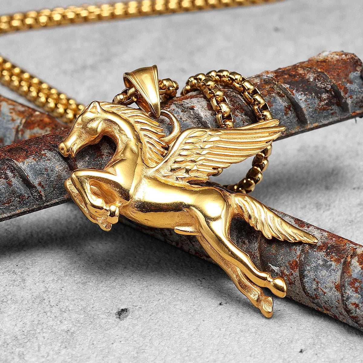 Pegasus Wing Pendant Necklace — Necklaces
