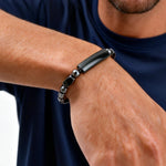 Onyx Stretch Stone Bracelet — Bracelets