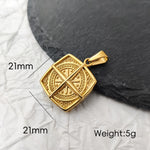 Meridian Compass Pendant Necklace — Necklaces