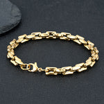 Renzo Rectangle Chain Bracelet — Bracelets