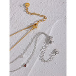 Amalfi Heart Chain Anklet — Anklets