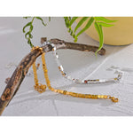 Orion Square Bead Bracelet in Camel — Bracelets
