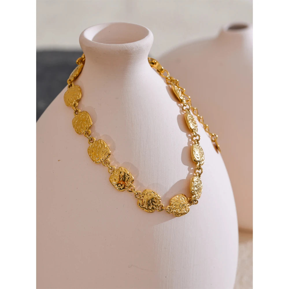 Geneva Square Chain Bracelet in Camel — Bracelets