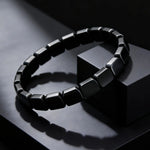 Onyx Stretch Stone Bracelet — Bracelets