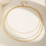 Celeste Triple Layer Necklace Set — Jewelry Sets