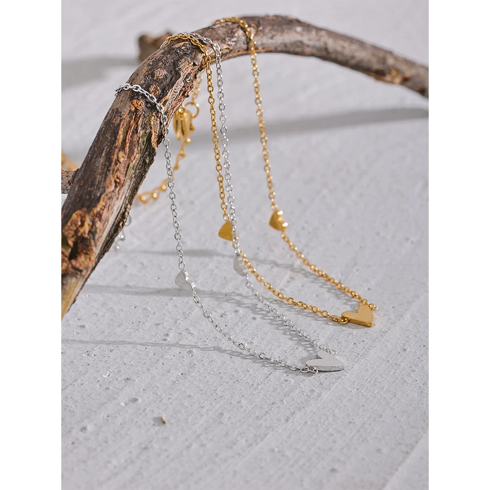 Amalfi Heart Chain Anklet — Anklets